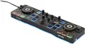 Hercules DJControl Starlight – Ultrakompakter 2-Deck USB-DJ-Controller mit Serat