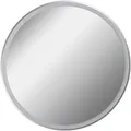 FACKELMANN Spiegelelement "MIRRORS", BxHxT: 80 x 80 x 3 cm, 4250 K, neutralweiß, 11.25W - grau