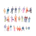 100pcs Passagier der 1 75 Tiny Menschen Pose Skala Modell Multi Usage Hand Be...