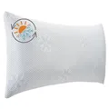 sleepling Premium Memory Foam Kissen 40x80 cm, höhenverstellbar, ergonomisches Kopfkissen, kühle & warme Seite, Made in EU