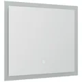 Badspiegel 70x53cm mit LED Beleuchtung Badezimmer Wandspiegel Touch Bedienung