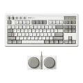 8BitDo Retro Mechanical Keyboard, Bluetooth/2.4G/USB-C Hot Swappable Gaming Keyboard with 87 Keys, Dual Super Programmable Buttons for Windows and Android - M Edition - QWERTY ANSI US Layout