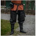 Leonardo Carbone Wikinger-Kostüm Wikinger Rushose Leinen "Wodan" Schwarz XXXL braun|schwarz XXXL | XXXL