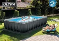 Intex 26364 Swimming Pool Ultra XTR Frame Aufstellpool rechteckig 732x366x132