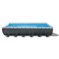 INTEX 26364 Ultra Flame XRT Rechteckiger Aufstellpool 732x366x132 Cm Grau