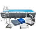 Intex Frame Pool 732x366x132 cm Set mit Sandfilterpumpe 26364
