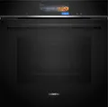 SIEMENS Einbaubackofen iQ700 HB778G9B1, mit Teleskopauszug nachrüstbar, Exzellente Ergebnisse: mit Gerichterkennung+Bräunungssensor mit Kamera