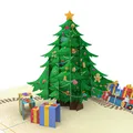 LIMAH® Pop-UP Karte Weihnachten, 3D Weihnachtskarte mit einem Weihnachtsbaum