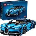 LEGO 42083 Technic Bugatti Chiron, Modellbausatz für Erwachsene, Bauset für ein Sportwagen Modellauto, Sammlermodell für Fortgeschrittene - Blau