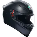 Motorrad Helm XXL - AGV K1 S Solid - Sport Racing Integralhelm - schwarz matt
