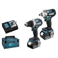 Makita Akku-Kombo-Kit (Bohrschrauber, Schlagschrauber) (DLX2533TJ)