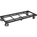 VARIOfit Schwerlastwagen Elastikbereifung 1200kg Tragkraft 2080x880mm Anthrazitgrau RAL 7016