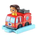 TUT TUT Baby Flitzer - CoComelon Ninas Feuerwehrauto inkl. Schiene