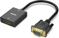 BENFEI HDMI Buchse auf VGA Stecker Adapter mit 3,5 mm Audio Klinkenstecker
