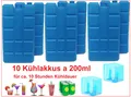 Kühlakkus Kühlelement Eispacks 10 Icepack Kühltasche Kühlbox Getränke kühlen