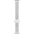 Apple Watch Nike Sport Band Armband 45 mm Weiß, Schwarz Watch Ultra, Watch Series 8, Watch Series 7, Watch Series 6, Watch Series 5, Watch Series