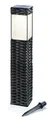 esotec LED Gartenleuchte Esotec Solarleuchte Rattan, 3500K warmweiß, Höhe 50 cm, Gartenleuchte