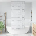 vidaXL Duschrollo 120x240 cm Quadratmuster