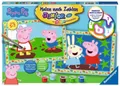 Ravensburger Malen nach Zahlen Malset junior Peppa Pig | MnZ Malset ab 5 Jahre