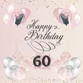 60. Geburtstag Frauen Gästebuch - Happy Birthday 60 Frau: Gästebuch zum 60. Geburtstag Geburtstagsgeschenk für Frauen Buch für Glückwünsche und Fotos der Gäste. Erinnerungsbuch zum ausfüllen.