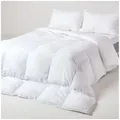 Homescapes Microfaserbettdecke Winterdecke 200x200 cm – Super-Mikrofaser Bettdecke, Wärmeklasse 4, Füllung: 100 % Polyester (Super-Mikrofaser) 200 cm x 200 cm