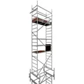 ALTEC Aluminium Fahrgerüst Rollfix 1.0 mit Ø125mm Rollen, Standardtraverse & Wandanker, maximale Arbeitshöhe 10 Meter 70 cm x 150 cm x 600 cm