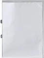 EXXO by HFP 34761 Sichthülle mit Dokument-Sicherheitsecke A4, 10 Hüllen, Oben und seitlich offen, transparent klar