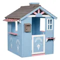 Swing King Spielhaus Icecream 136 cm x 120 cm x 108 cm Blau-Rosa FSC