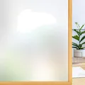Fensterfolie Blickdicht Sichtschutzfolie Selbsthaftend Milchglasfolie 44,5x20...