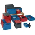 LA KA PE Transportkasten Polypropylen blau Schwerlast 600x400x270mm hochbelastbar - VTK 600/270-0 - Blau