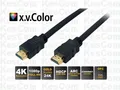 HDMI A-Stecker auf HDMI A-Stecker OD6mm vergoldet 1,5m