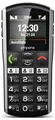 Emporia SIMPLICITY 2G Senioren-Handy IP54, SOS Taste, SOS-Funktion, mit Ladestation Schwarz, Silber