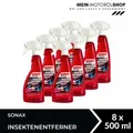 Sonax Insektenentferner Autopflege Reiniger Außenreinigung Glas Lack 8x500 ML