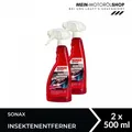 Sonax Insektenentferner Autopflege Reiniger Außenreinigung Glas Lack 2x500 ML