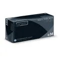 Bingold Einweghandschuhe Einmalhandschuhe Nitril 35BLACK, schwarz, Größe L, 100-er Pack (1-St)