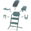 Cybex Lemo 2.0 Hochstuhl 4in1 Set mit Neugeborenenset, Farbe: Stunning Black