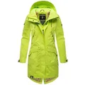 Navahoo Outdoorjacke Pfefferschote moderne Damen Übergangsjacke mit Kapuze grün XS (34)