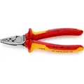 Knipex - 97 78 180 Crimpzange F. Aderendhülsen Isoliert Mehrk. Vde 180 Mm