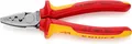 KNIPEX Crimpzange für Aderendhülsen isoliert mit Mehrkomponenten-Hüllen, VDE-geprüft 180 mm, 97 78 180