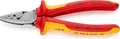 KNIPEX Crimpzange 97 78 180 | für Aderendhülsen 0,25-16 mm² | VDE geprüft | 180 mm | isolierte Griffe