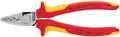 Aderendhülsenzange VDE 2-Komponenten-Griffen 180mm 0,25-16qmm KNIPEX
