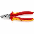 Knipex CRIMPZANGE für Aderendhülsen 180mm Zangen Heimwerker Werkzeuge Industrie
