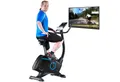 Skandika Ergometer Cardio Bike Atlantis Heimtrainer mit App Steuerung, Bluetooth, 10kg Schwungmasse, Pulsmessung, 32 Stufen, geräuscharm Transportrollen