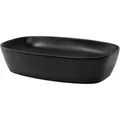 ML-Design Waschbecken aus Keramik Schwarz 605x385x140 mm Abgerundeten Ecken