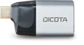 Dicota Videoadapter - USB-C männlich zu HDMI, USB-C weiblich - Silber - 4K60Hz-Unterstützung, USB-Stromversorgung (100 W)