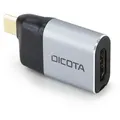 DICOTA USB-C zu HDMI Mini-Adapter mit PD, 4K, USB-C 3.0 [Stecker]