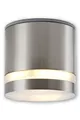 LICHT DISCOUNT LED Aufbauleuchte IP44 Edelstahl Badleuchte Badlampe 230 V - inkl. satiniertem GX53 LED Leuchtmittel 8,5 Watt warmweiss