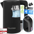 Stillstern Elektrischer Wasserkocher 1,7L 2200W mit Temperaturwahl LED