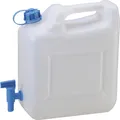 HÜNERSDORFF Wasserkanister Eco 12 l Natur mit Ablasshahn