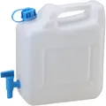 Wasserkanister Wasserbehälter Trinkwasserkanister Eco 12 l HD-PE mit Ablasshahn